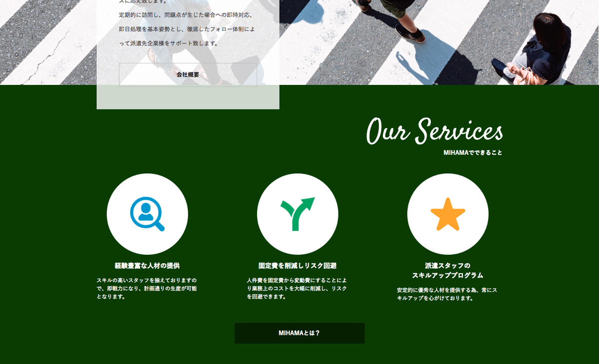 オフィシャルサイト制作