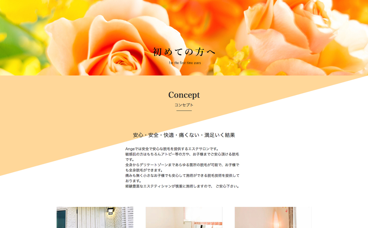 オフィシャルサイト制作