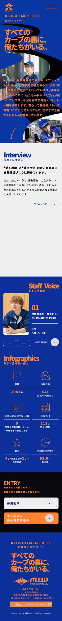 採用特設サイト