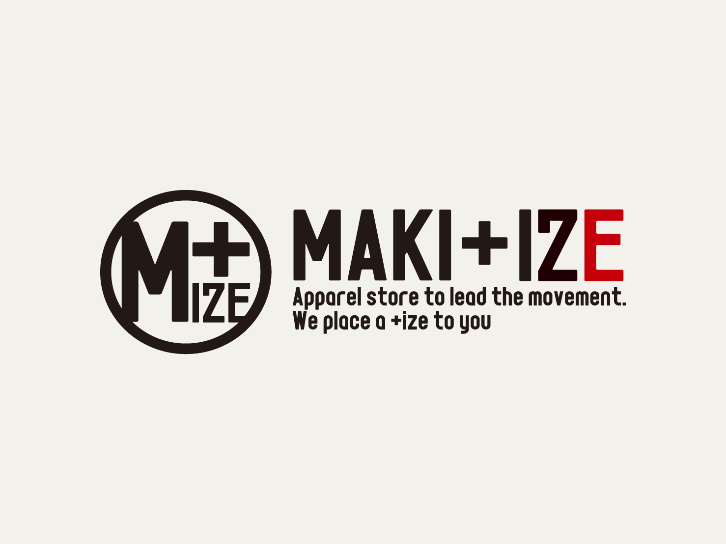 MAKI+IZE ロゴデザイン